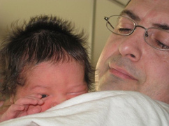 A new life, a new dad. [flicker creative commons]